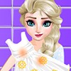 play Play Elsa Washing Clothes For Newborn