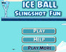 play Ice Ball Slingshot Fun