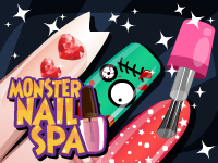 play Monster Nail Spa Kissing