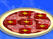 play Anna Cooking Pizza Kissing