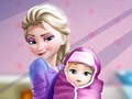play Elsa And The New Born Baby