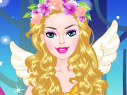 play Barbie Angel Wings Kissing