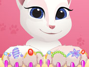 play Baby Angela Manicure Kissing