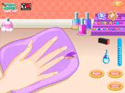 play Anna Princess Nail Design