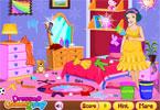play Pregnant Snow White Room Cleaning