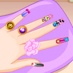 play Anna Princess Nail Design