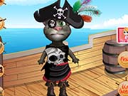 play Talking Tom Pirate Dress Up