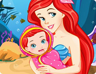 play Pregnant Ariel Gives Birth