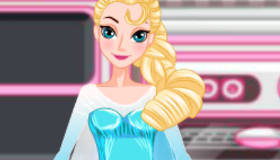 play Frozen Elsa Cake Baking