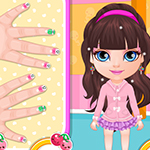 play Baby Barbie Kawaii Nails