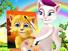 play Talking Angela Painting Ginger