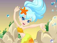 play Polly Pocket Mermaid World Dress Up