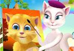 play Talking Angela Painting Ginger