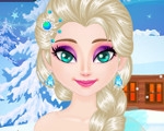 play Elsa'S Sparkling Eyelashes