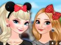 Frozen-Sisters-In-Disneyland