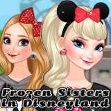 Frozen Sisters In Disneyland