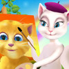play Talking Angela Painting Ginger