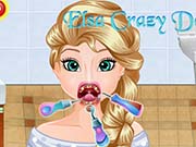 play Elsa Crazy Dentist