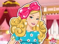 play Barbie Floral Dress Design