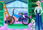 Elsa And Olaf Bike Decor