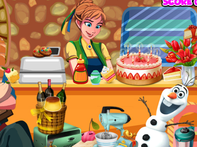 play Frozen Princess Bakery