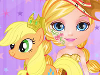 play Baby Barbie Little Pony 2