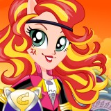 play Sunset Shimmer Motocross Style