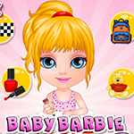 play Baby Barbie Homework Slacking