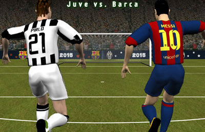 play Juve Vs. Barca