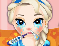 play Baby Elsa Flu Problems