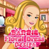 play Barbie Floral Dress Design