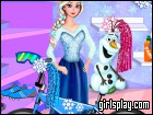 play Elsa And Olaf Bike Decor