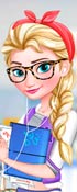 play Elsa And Rapunzel College Girls