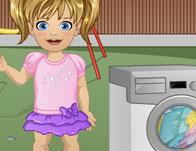 Baby Emma Laundry Time