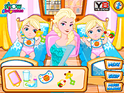play Elsa Nursing Baby Twins