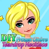 play Diy Frozen Ombre Teardrop Necklace