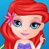 Play Baby Barbie Mermaids Land