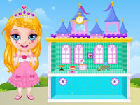 play Baby Barbie Princess Dollhouse