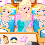 play Elsa Nursing Baby Twins
