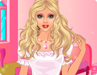 play Barbie'S Lovely Hair Care