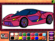 play Ferrari Coloring