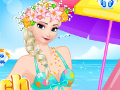 play Elsa Beach Day