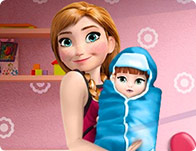 play Anna And The Newborn Baby