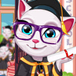 play Talking Angela Graduation Makeover