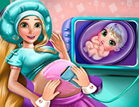 play Rapunzel Pregnant Check-Up