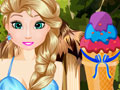 play Elsa Dessert Kissing