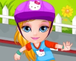 play Baby Barbie Skateboard Accident