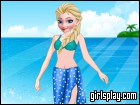 Elsa At The Beach