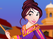 play Princess Mulan Market Cleaning