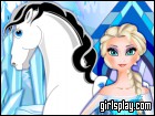play Elsa Horse Care
